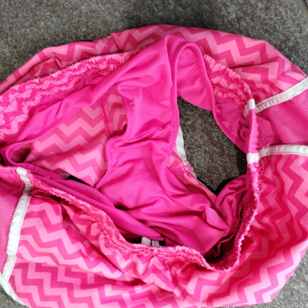•So Athletic Hot Pink zig zag Shorts Girl Small - Picture 8 of 8